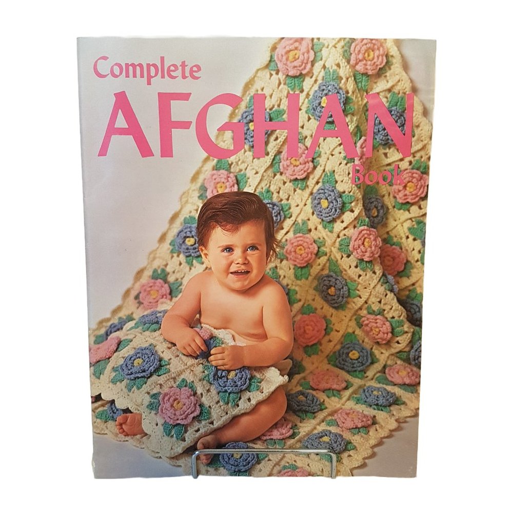 Vintage 1970s Complete Afghan Book by Graphic Enterprises